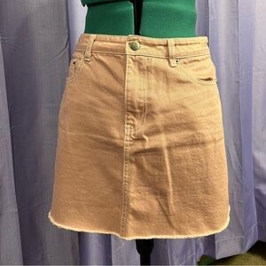 Forever 21 Light Pink Denim Skirt